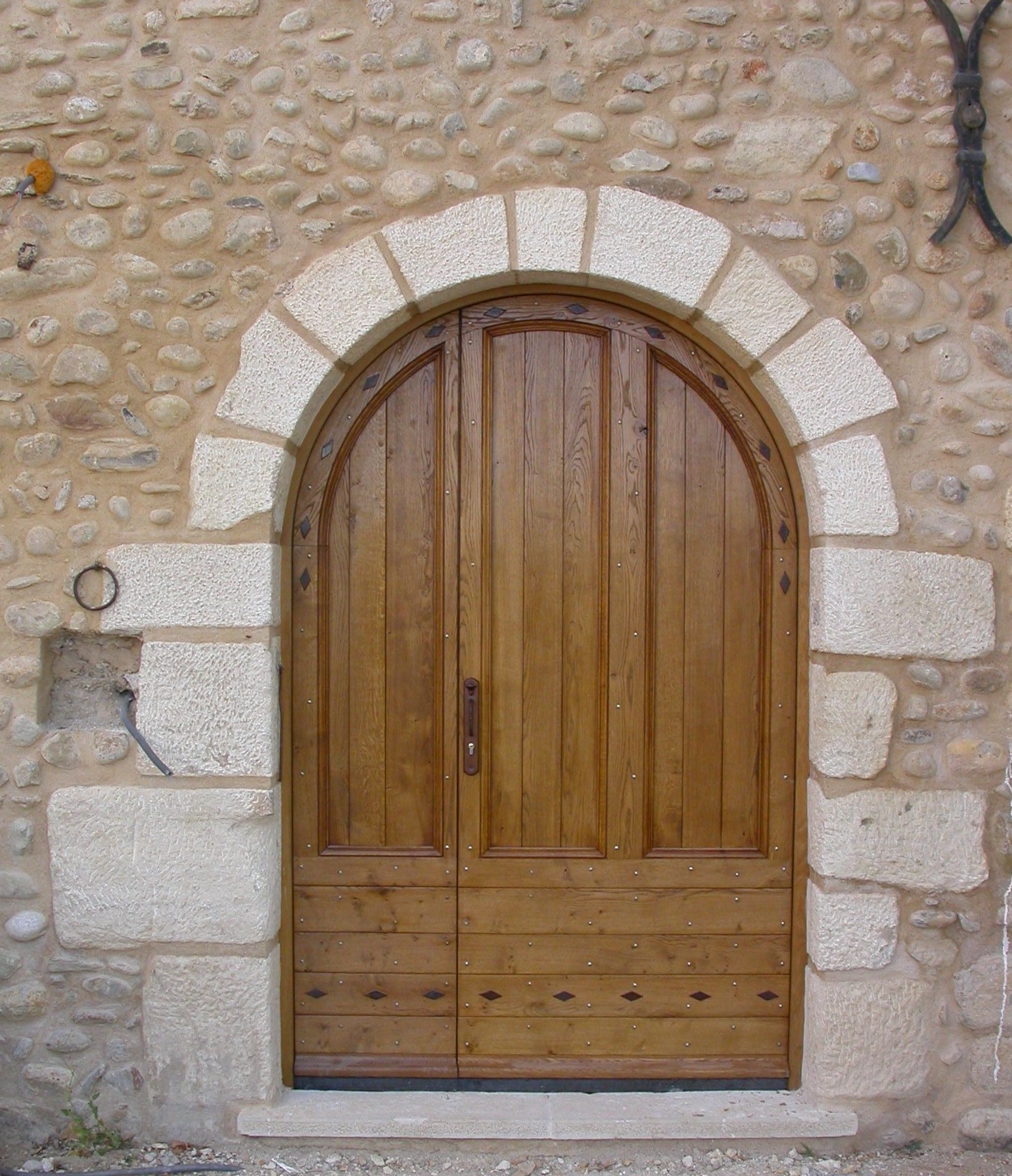 PORTE-ENTREE-CHENE-cintrée